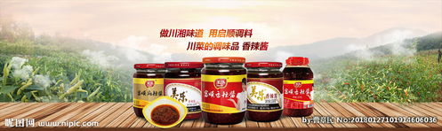辣椒酱产品海报广告图图片